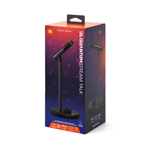 JBL Quantum Stream Talk - Black - USB condenser microphone for streaming, recording and gaming. - Detailshot 15 image number null